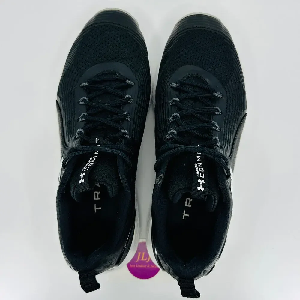 Under Armour Men's UA Charged Commit TR 3 Cross Trainer Sneakers Black Size 11